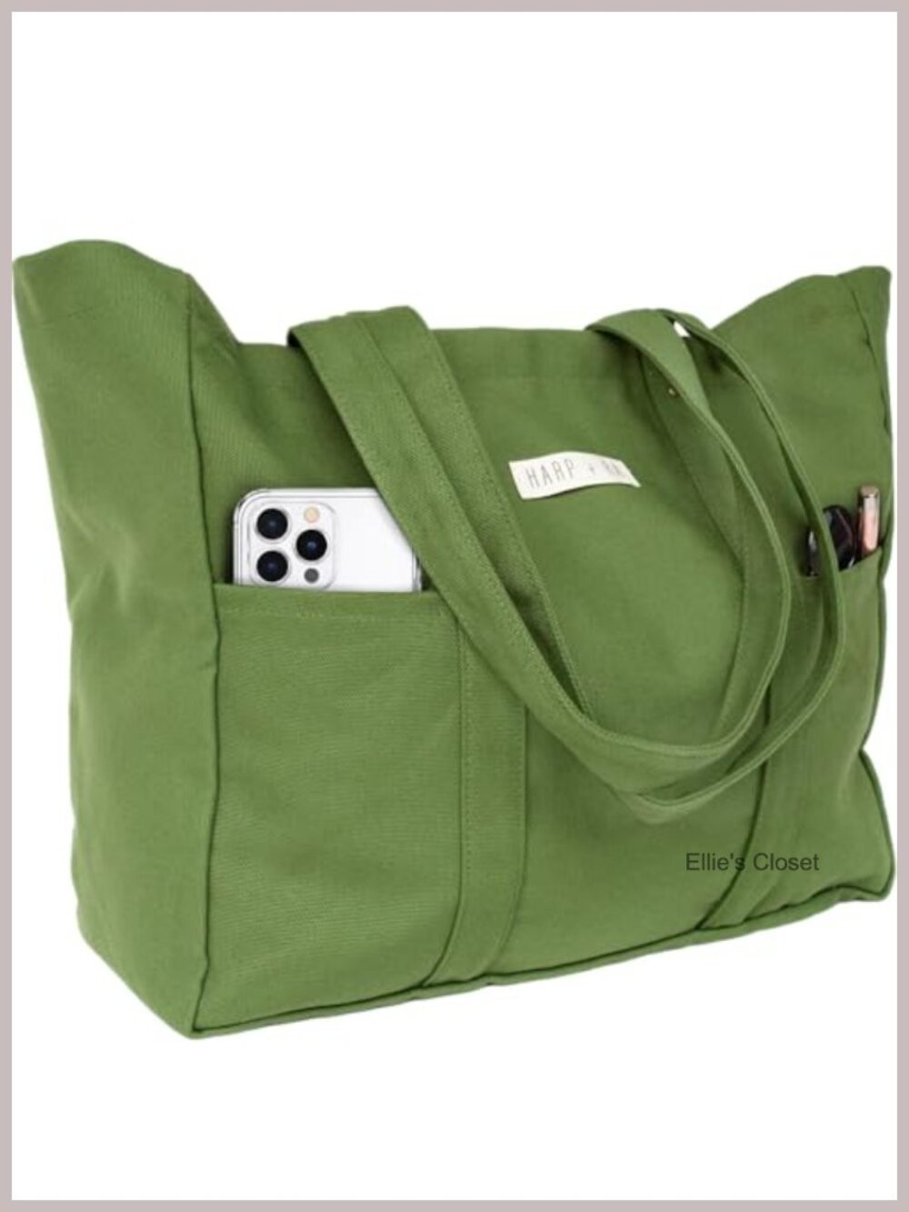 Extra Large Canvas Tote Bag for Women Travel Work Beach Teacher